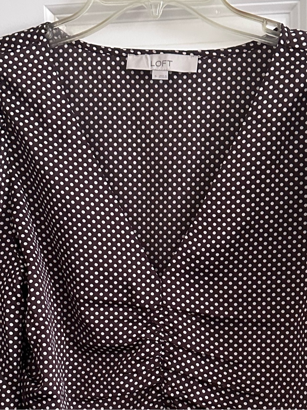 Polka dot blouse